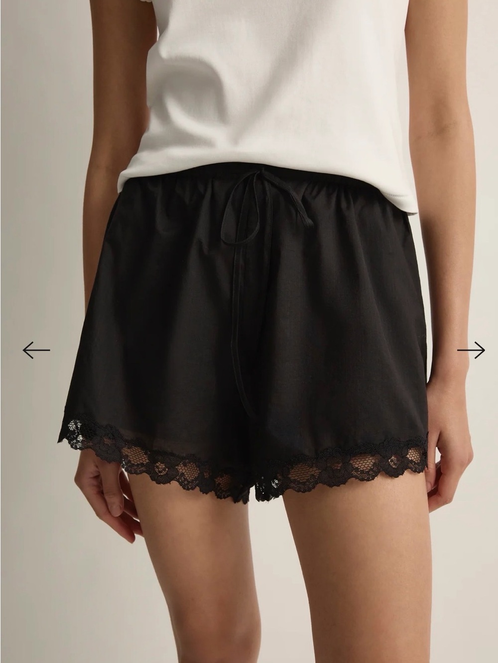 POSSE Marilyn Cotton Lace Short XS - Picture 2 of 3